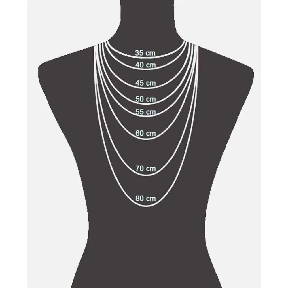 Edelstahl Figaro Gliederkette Silber wasserfest Anmarii