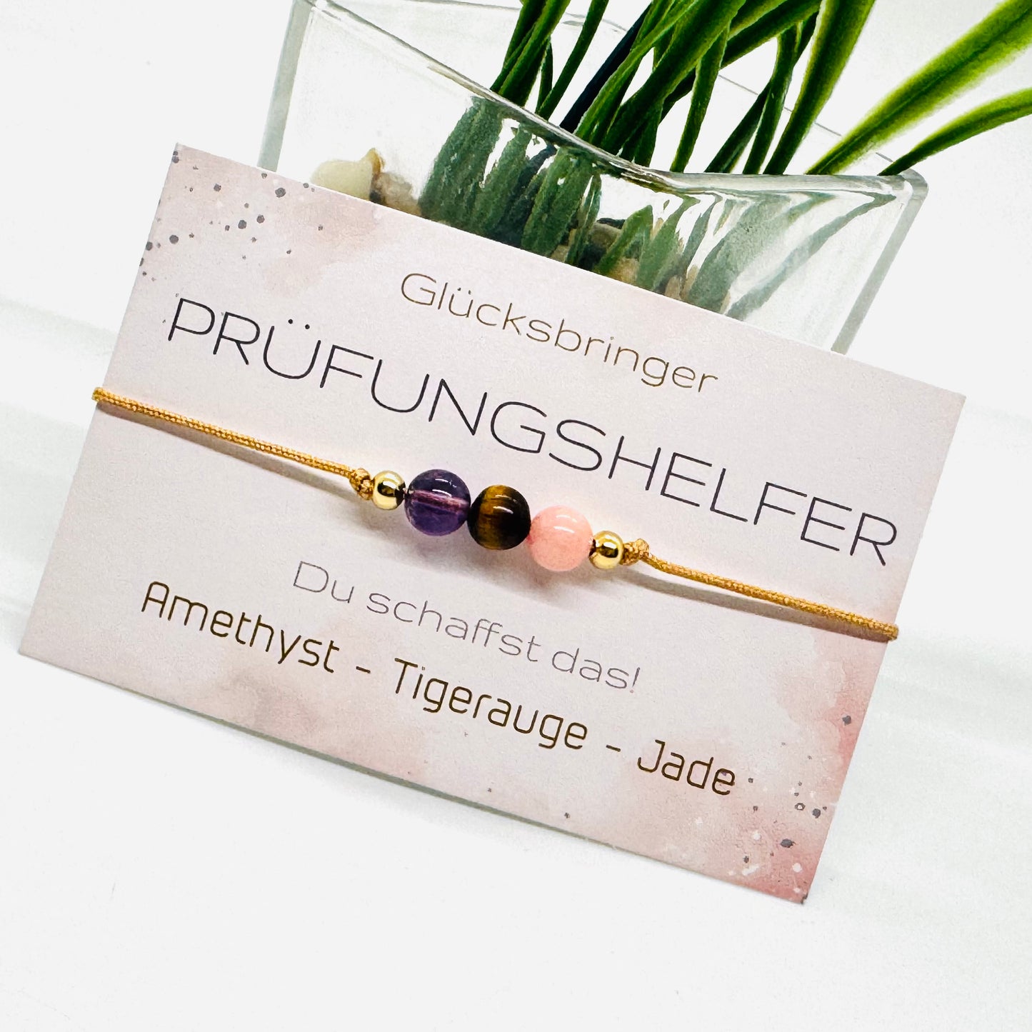 Prüfungshelfer Edelstein Armband