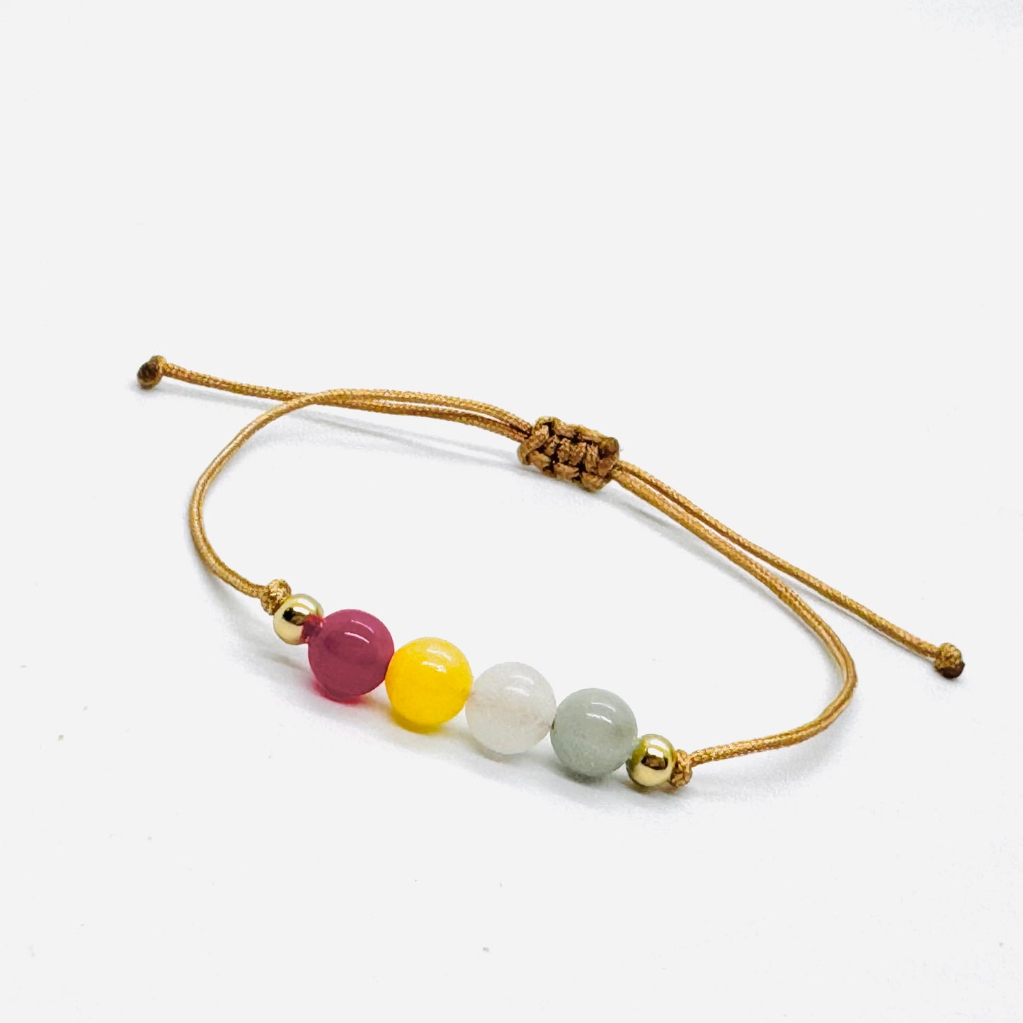 Glücksbringer Lebensfreude Edelstein Armband