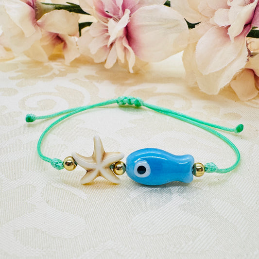 Filigranes Fisch Sommer Armband
