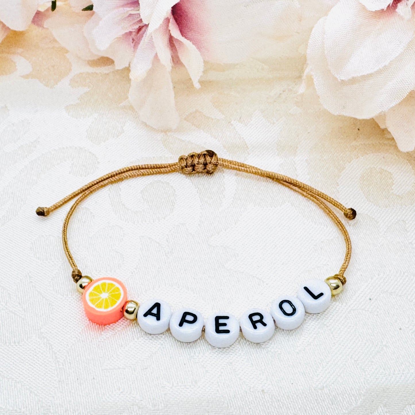 Personalisiertes Aperol Armband