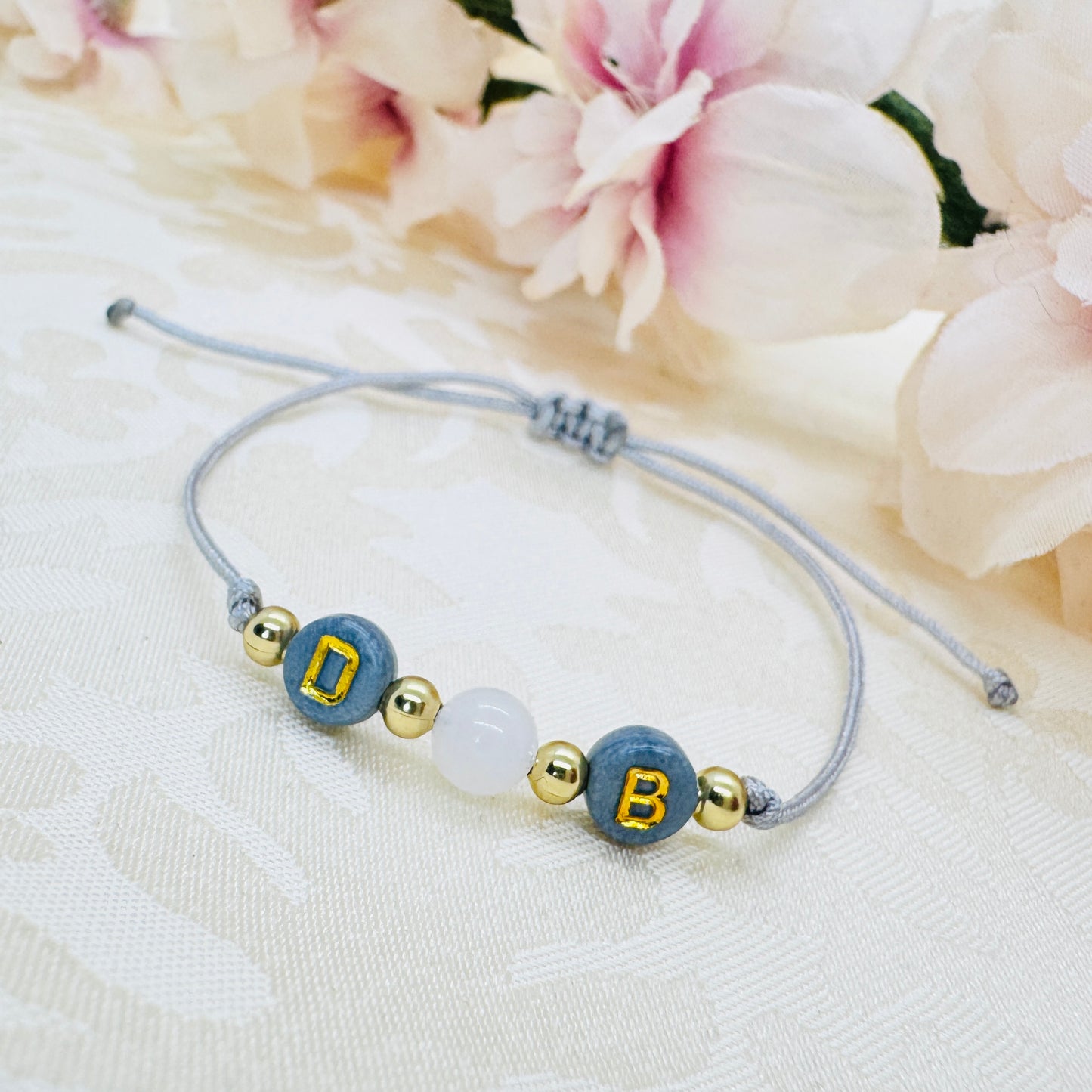 Personalisiertes Jade Edelstein Armband