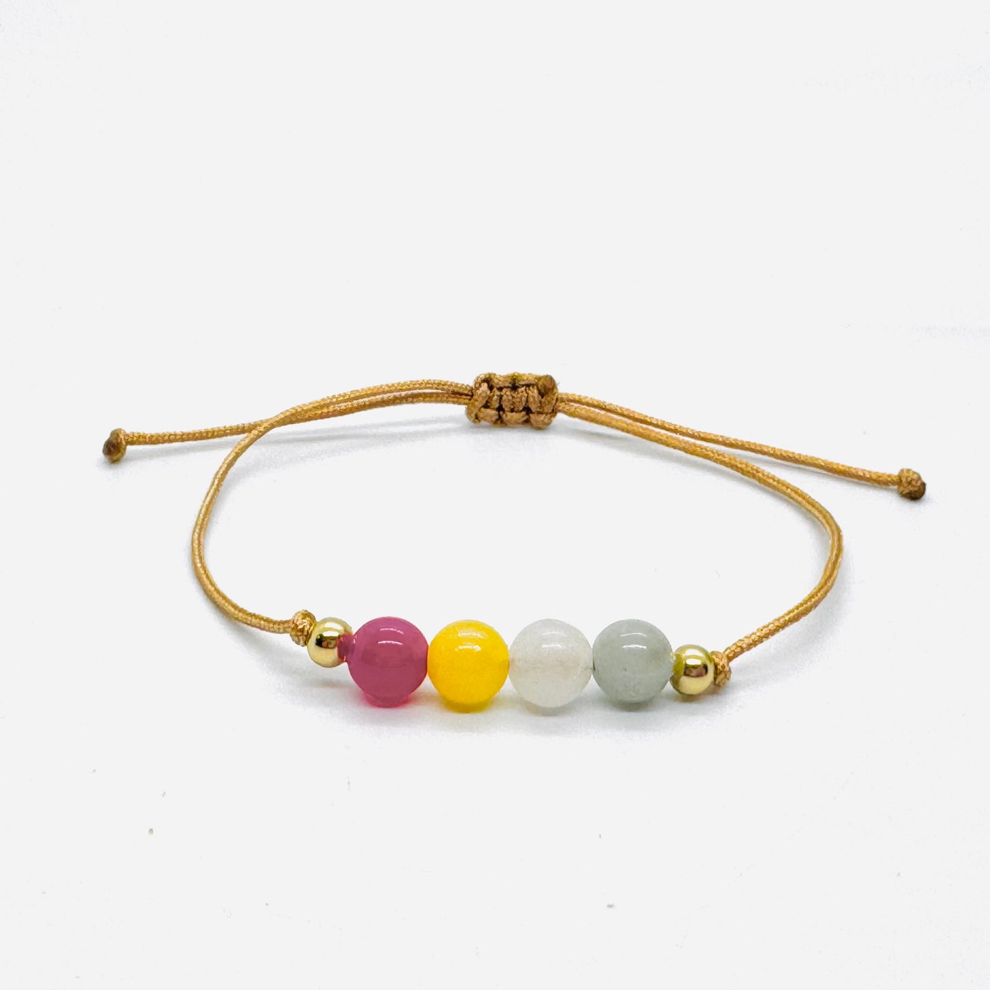 Glücksbringer Lebensfreude Edelstein Armband