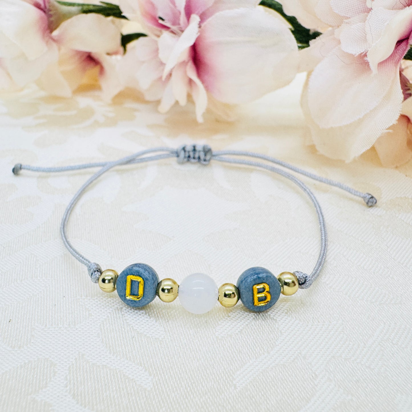 Personalisiertes Jade Edelstein Armband