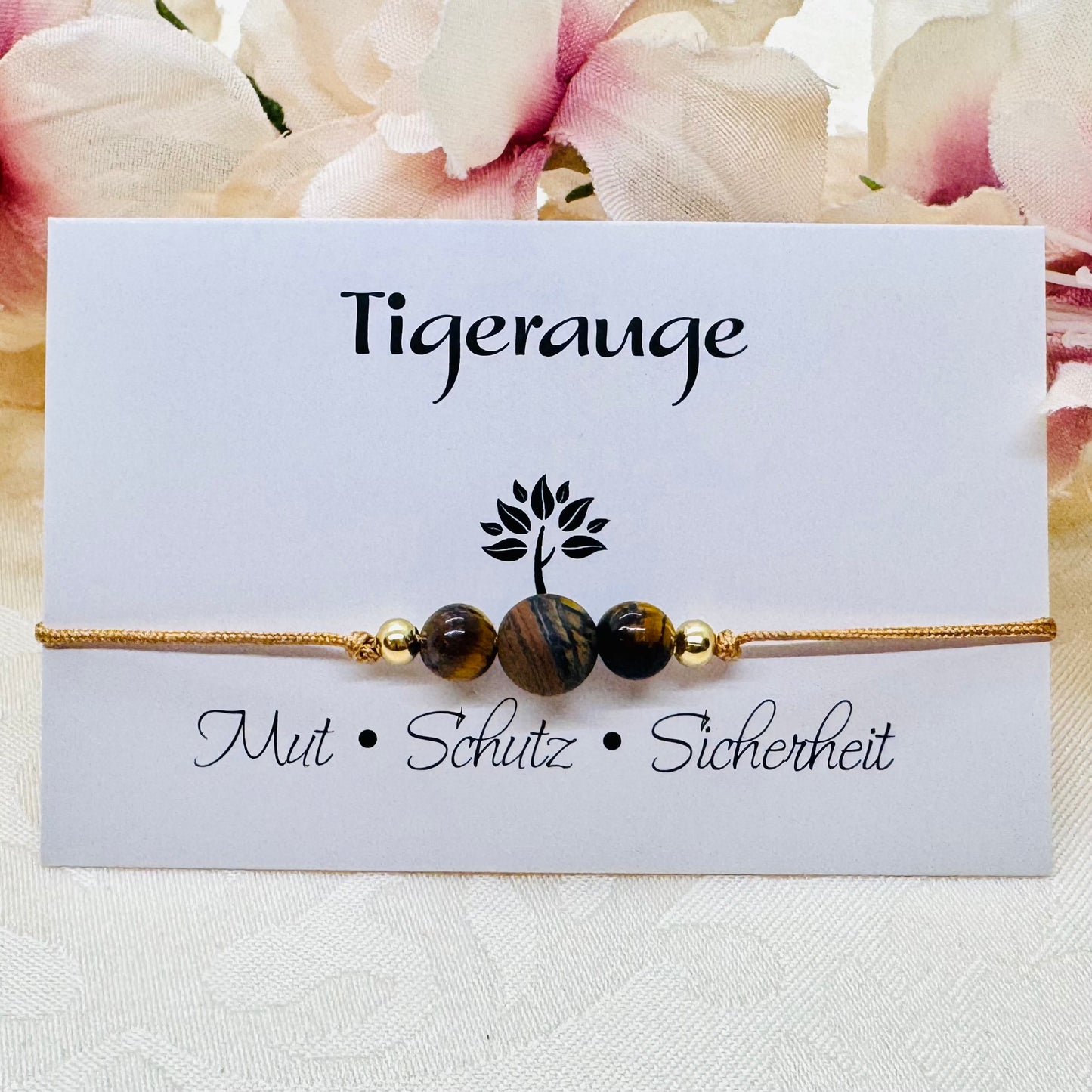 Zartes Tigerauge Edelstein Armband