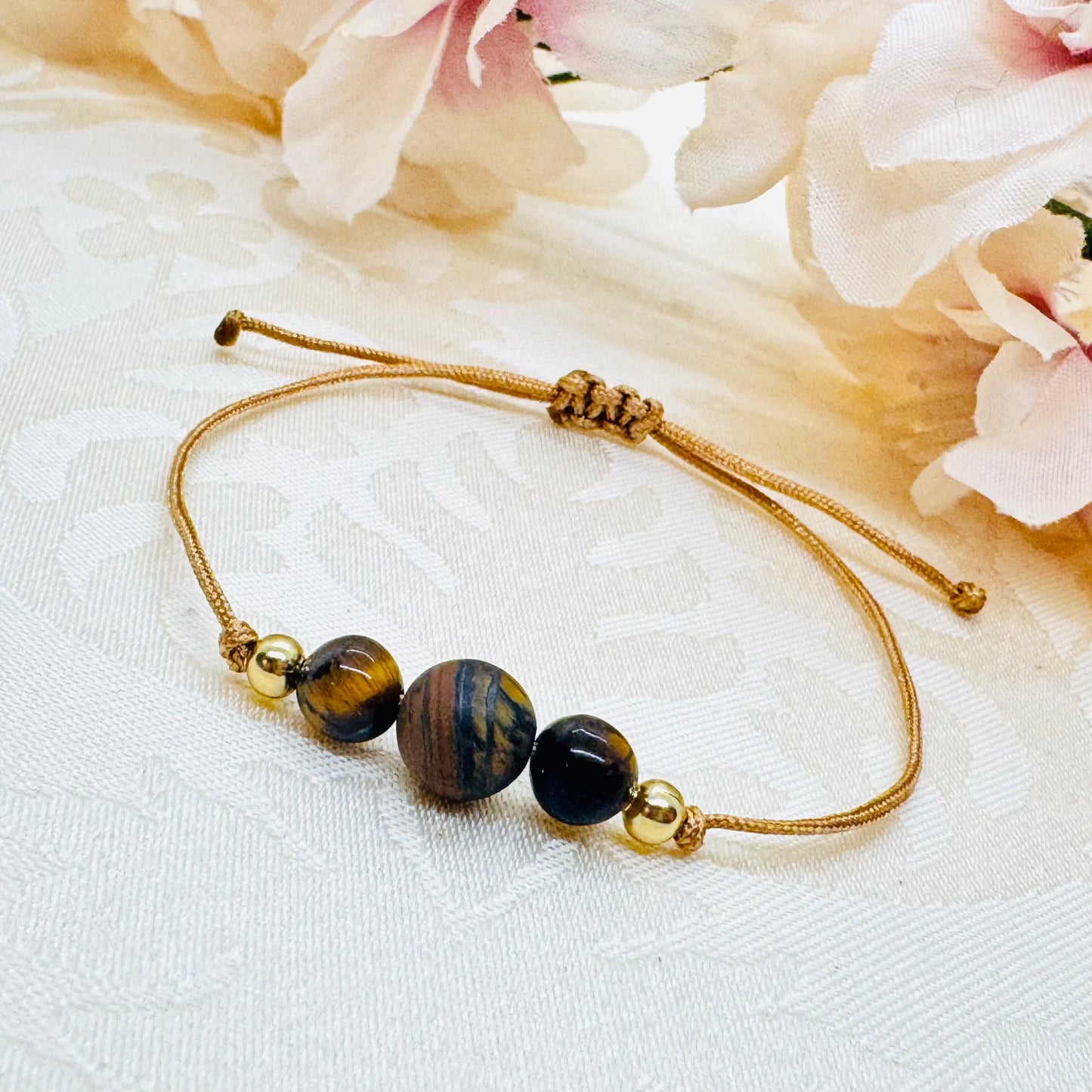 Zartes Tigerauge Edelstein Armband