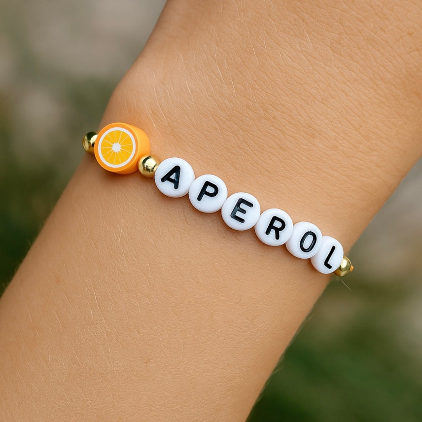 Personalisiertes Aperol Armband