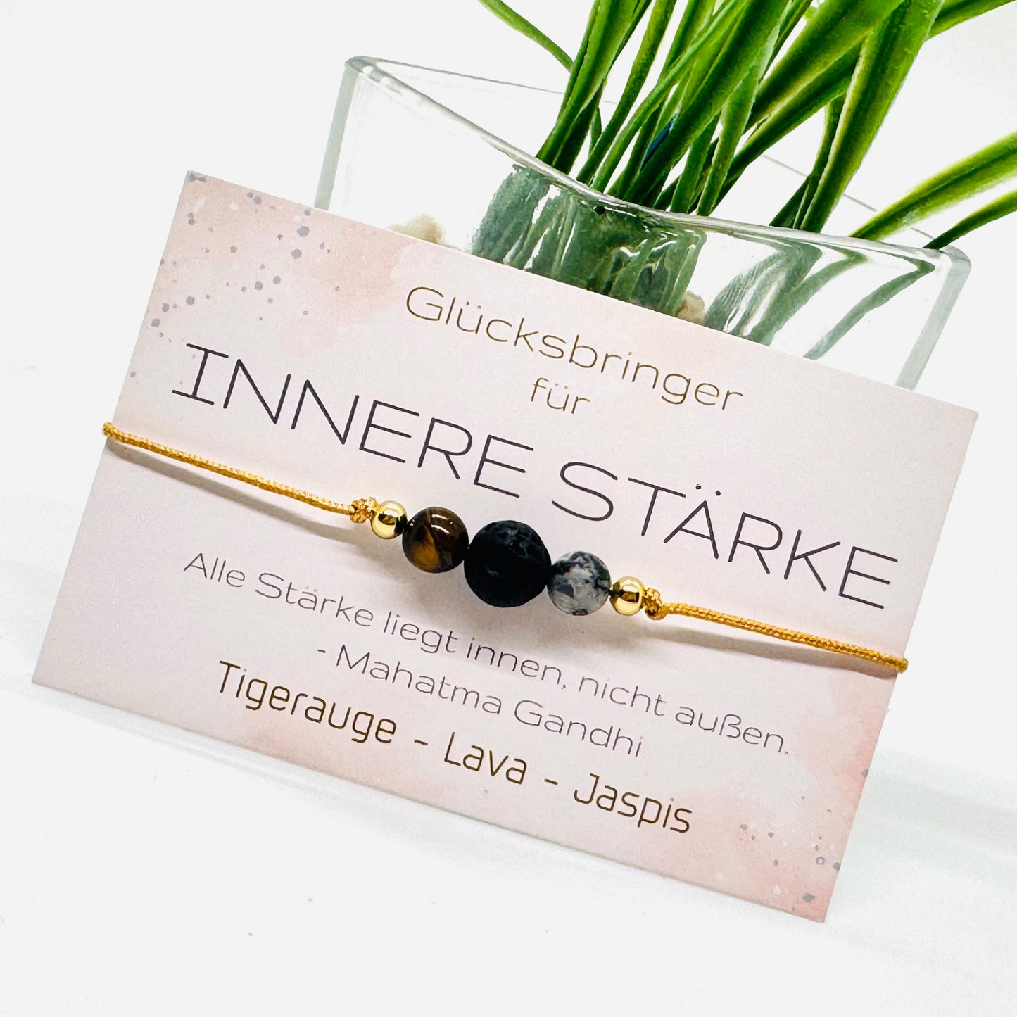 Innere Stärke Edelstein Armband