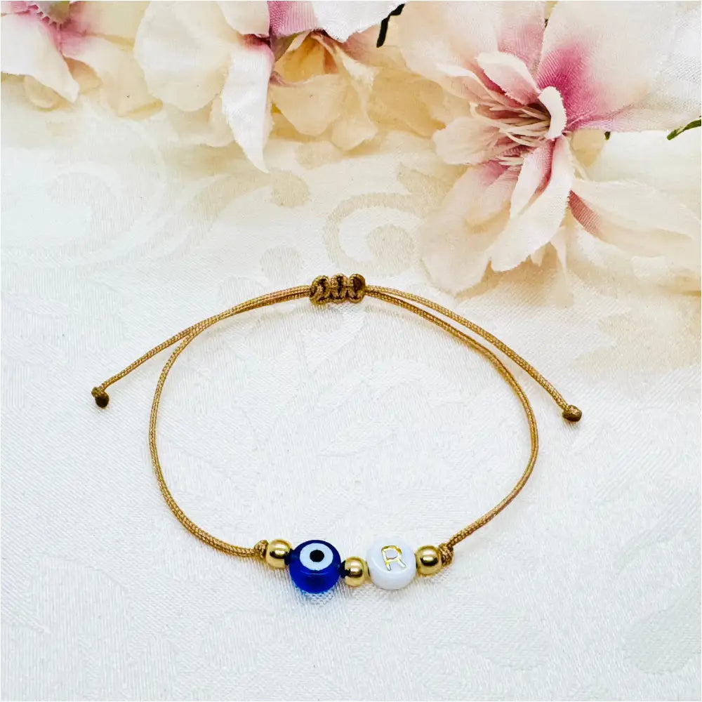 Personalisiertes Evil Eye Glücksbringer Armband Anmarii