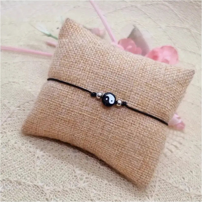 Yin Yang Makramee Armband Anmarii